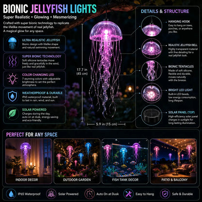 Topacme® Ultra-Realistic Bionic Jellyfish Light
