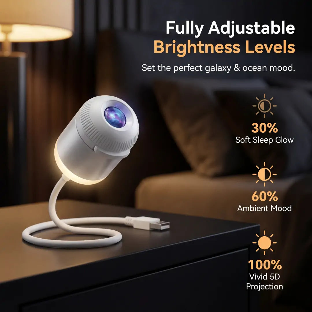 🌌 Comauo® 5D Night Light Projector — Smart Dynamic Lighting for Bedrooms & Kids’ Rooms 🧸