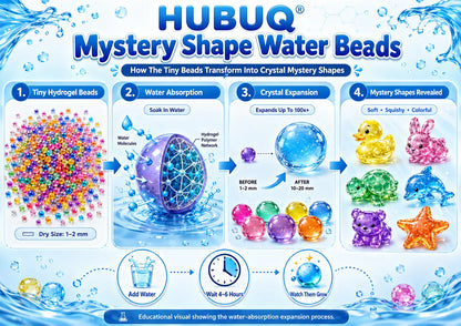 HUBUQ® Mystery Shape Water Beads