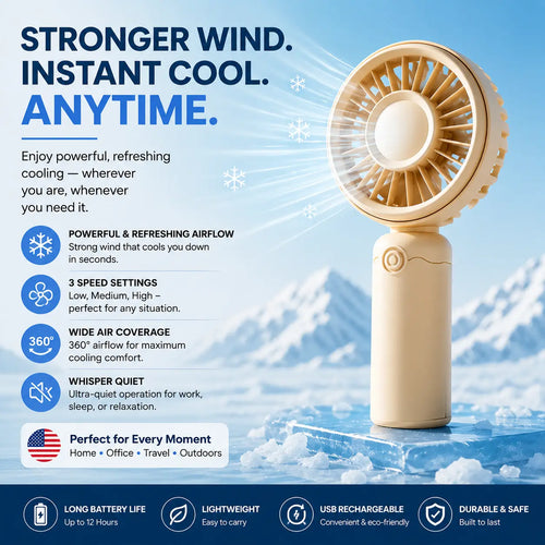 ❄️ TOPACME® Personal Cooling System – Instant refreshment for hot summer days 💨