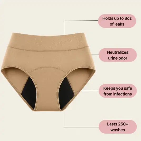 💖Last Day 50% OFF|pupytoy®  100% Leak-Proof Underwear 4-pack🌸